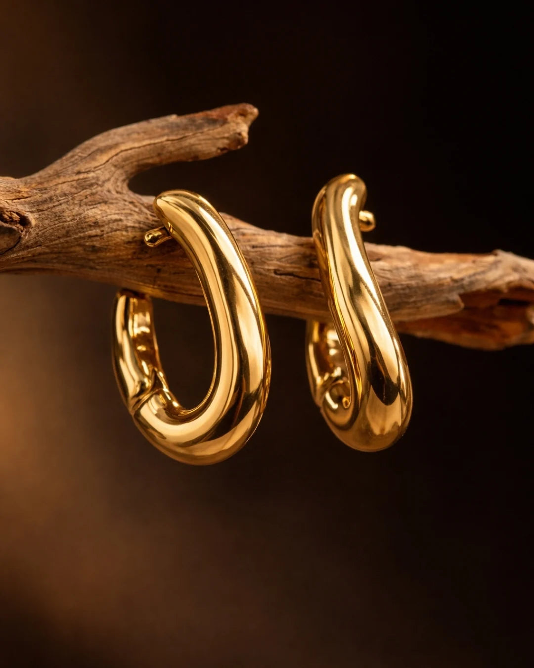 Classic Gold Hoop Earrings