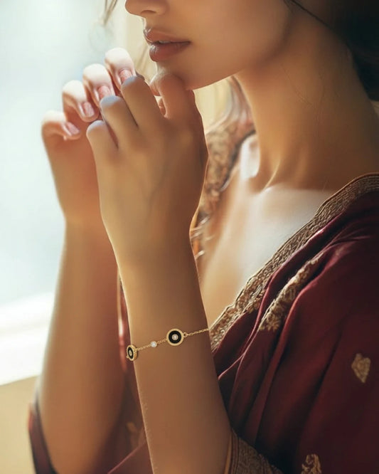 Eclipse Charm Chain Bracelet