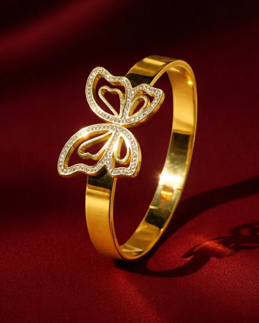 Butterfly Grace Statement Bangle