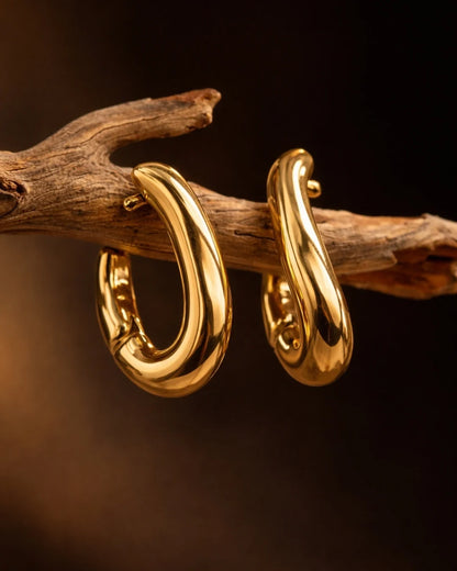 Classic Gold Hoop Earrings