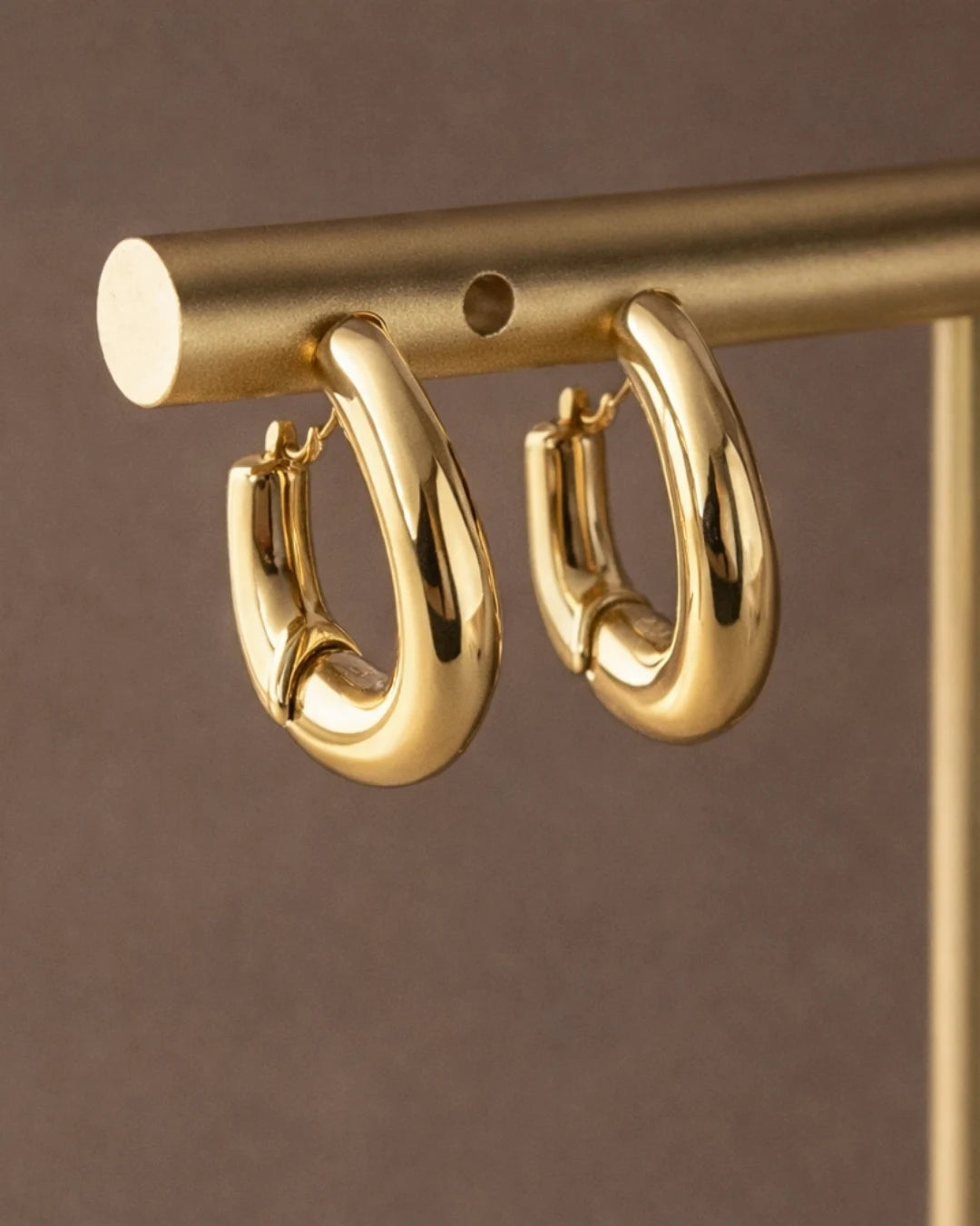 Classic Gold Hoop Earrings