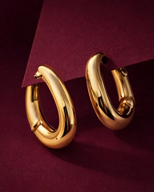 Classic Gold Hoop Earrings