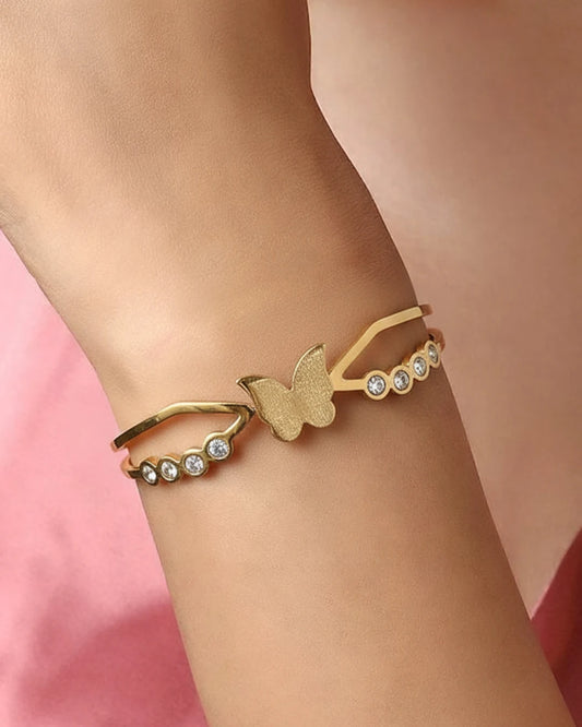 Butterfly Grace Anti-Tarnish Bracelet