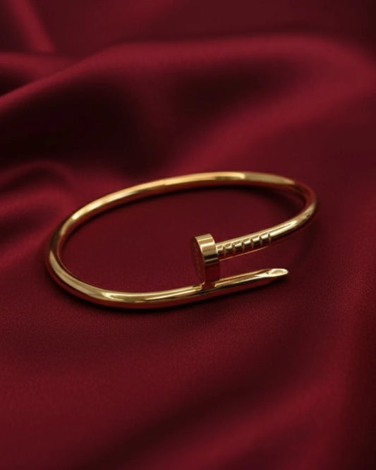 Sculpted Nail Cuff Bracelet