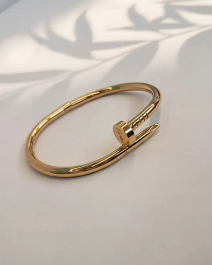 Sculpted Nail Cuff Bracelet