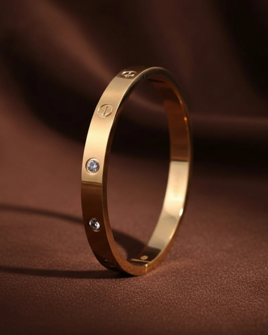 Minimal Screw Detail Bangle