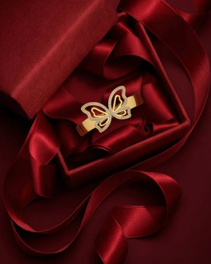 Butterfly Grace Statement Bangle