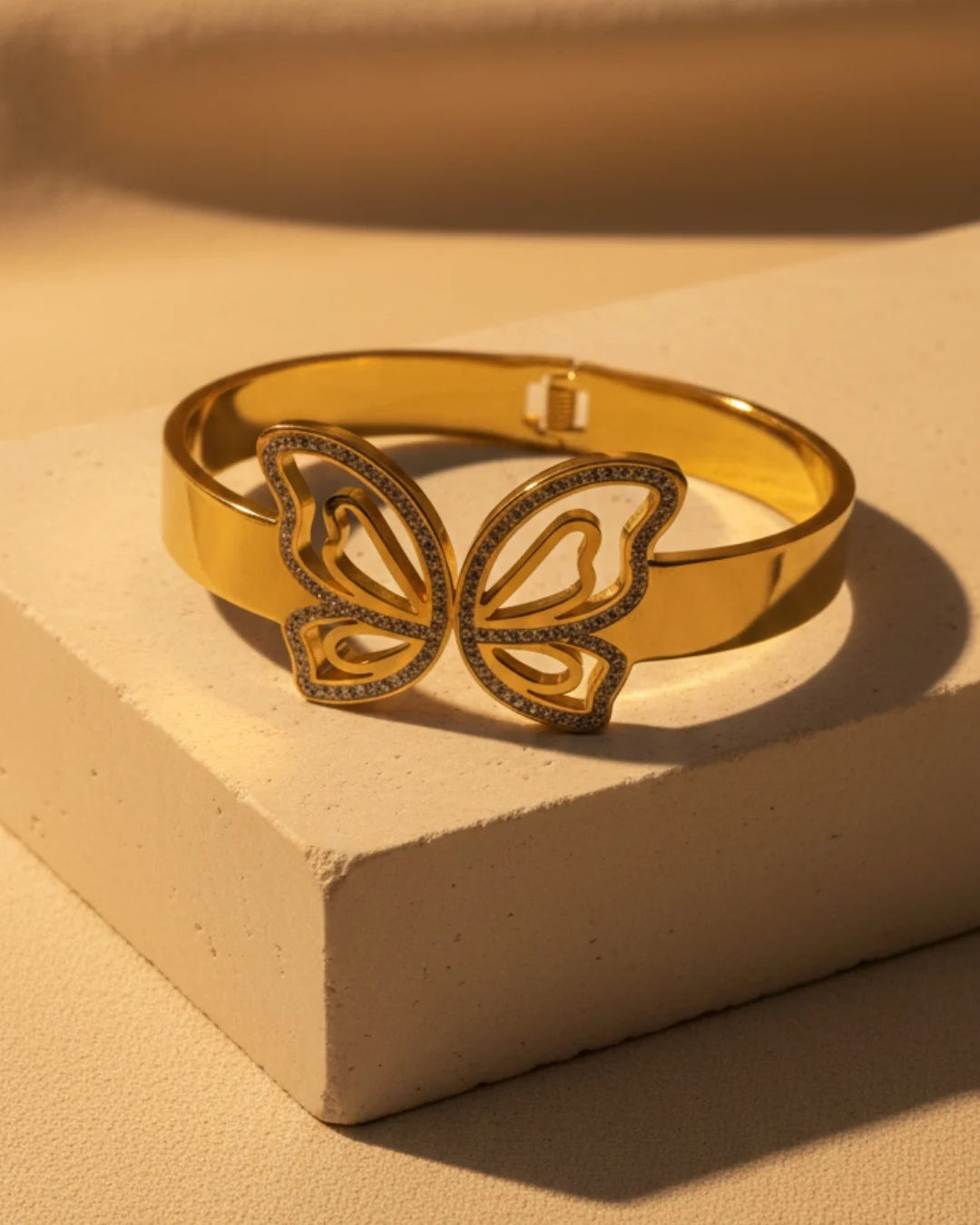 Butterfly Grace Statement Bangle