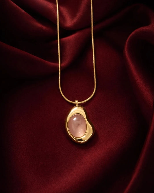 Aura Stone Pendant Necklace