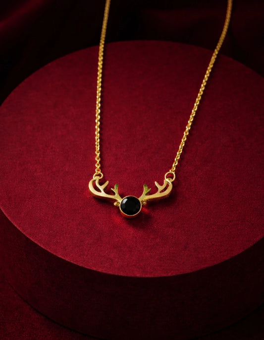 Stag Aura Pendant Necklace