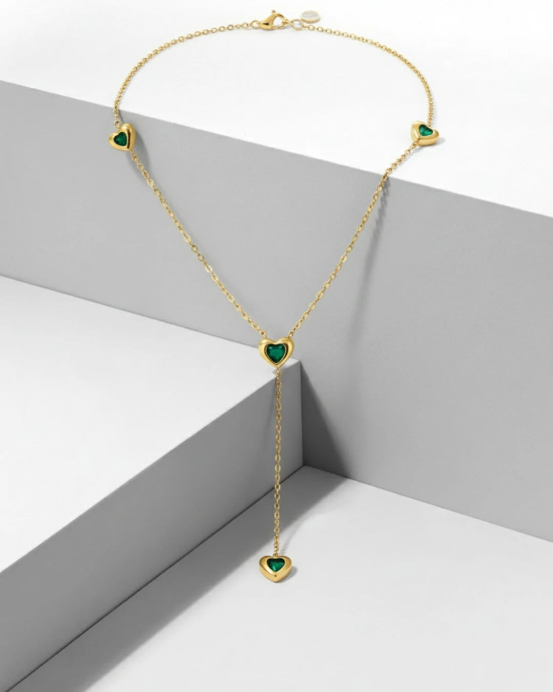 Golden Heart Pendant Necklace