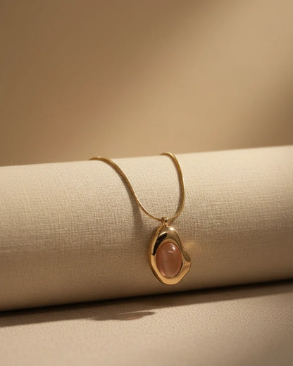 Aura Stone Pendant Necklace