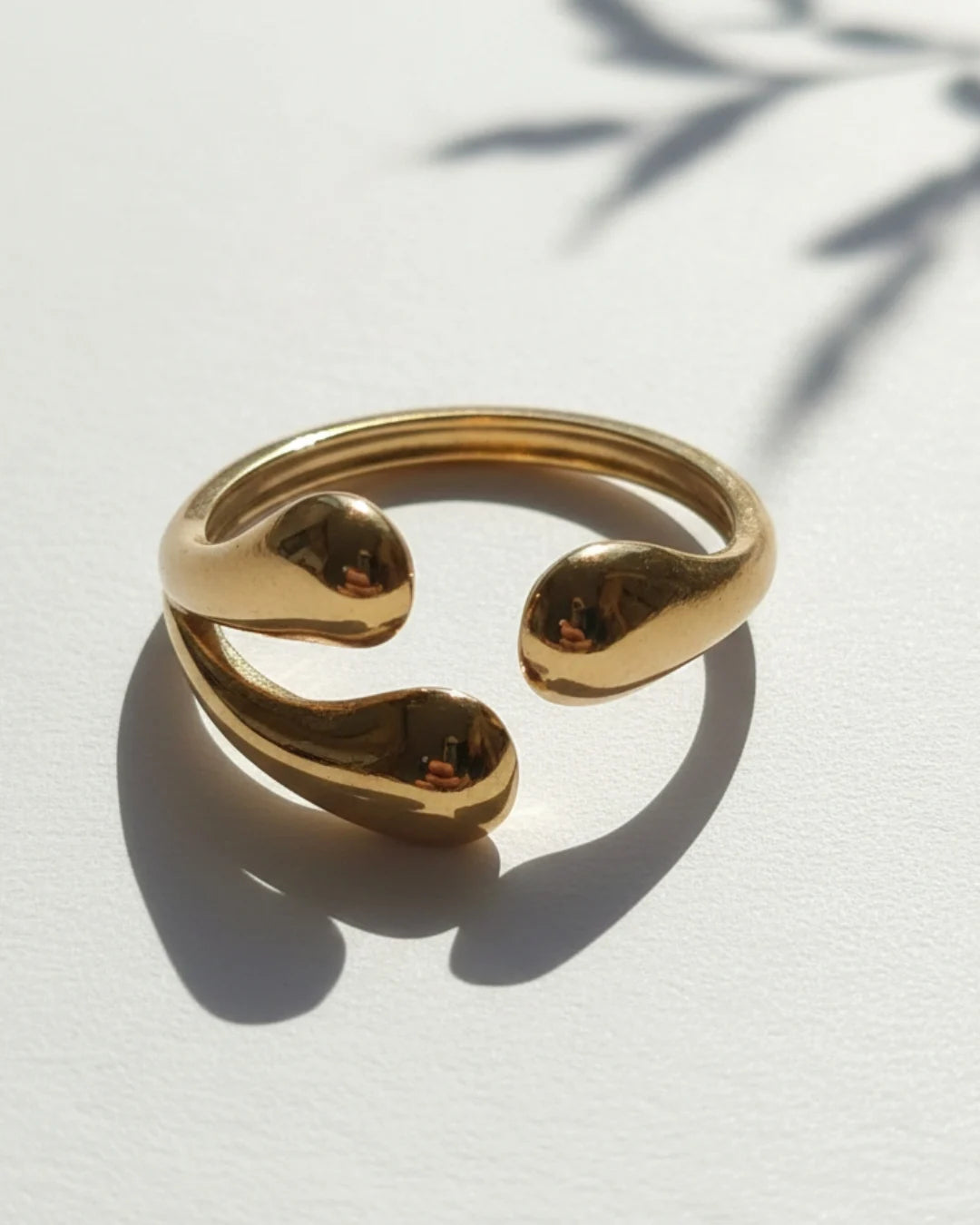 Fluid Curve Open Ring