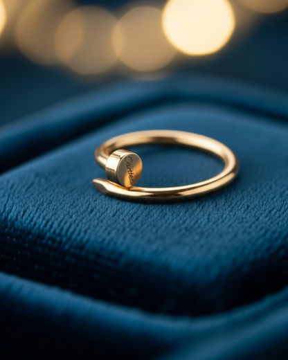 Sleek Minimalist Gold Ring