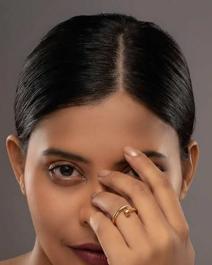 Sleek Minimalist Gold Ring