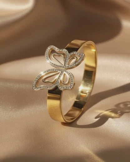 Butterfly Grace Statement Bangle